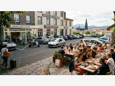 Vente hôtel ** 24 ch + restaurant à Clermont Fd
