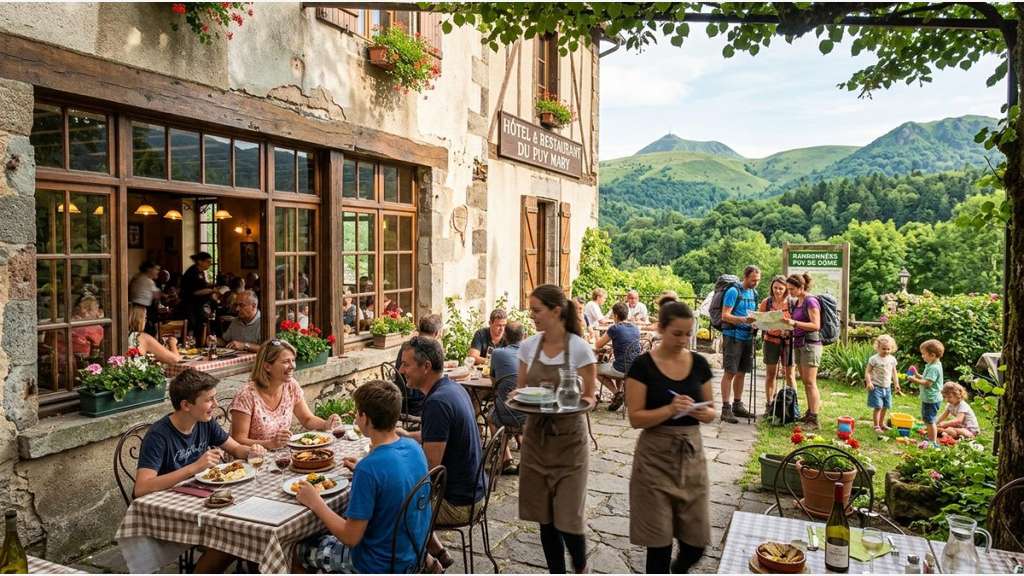 AV hôtel restaurant au parc des Volcans d’Auvergne