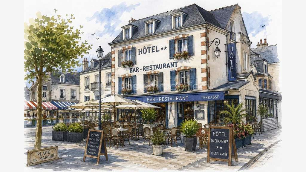 Vente bar hôtel restaurant proche mer Côte Fleurie