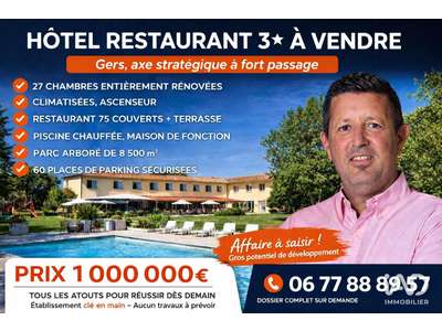 Vente Hôtel - Hôtel restaurant à Fleurance