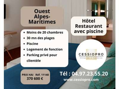 Vente Hôtel - Hôtel restaurant à Grasse