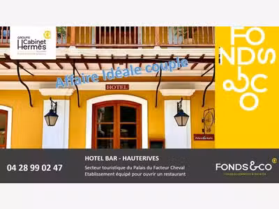AV hôtel bureau possibilité restaurant Hauterives