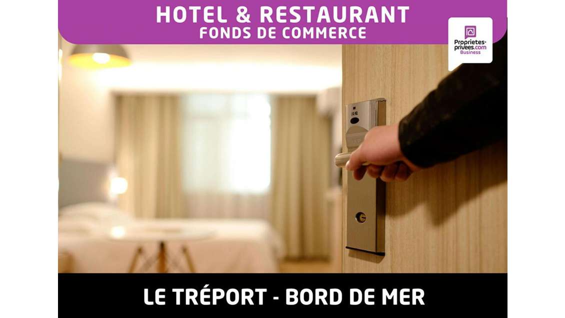 Vente hôtel 3 *** restaurant vue mer le Tréport