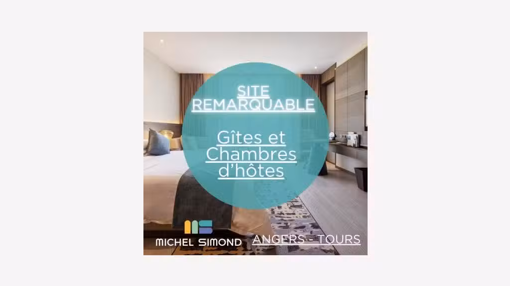 Vente chambres d'hôtes gîte en Touraine