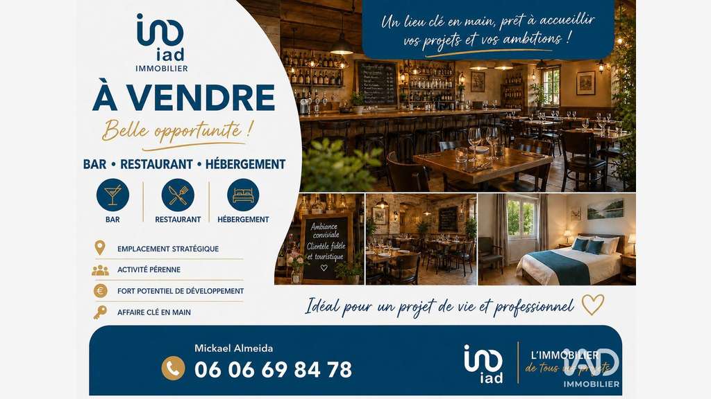Vente hôtel restaurant secteur recherché à Laon
