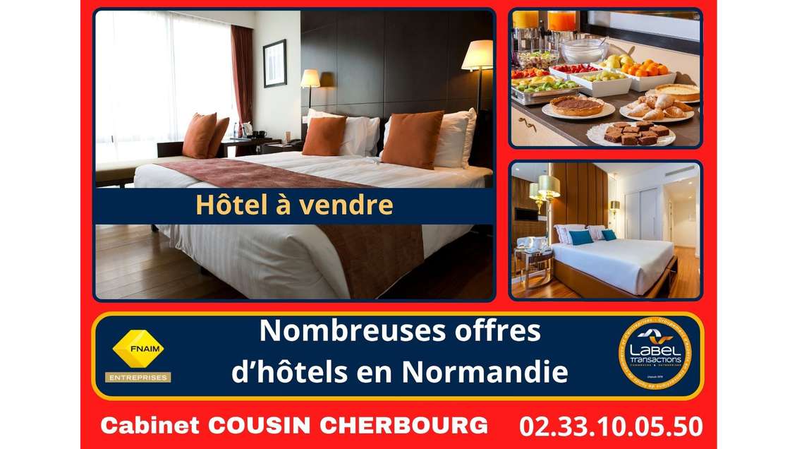 Vente hôtel brasserie à développer centre Manche