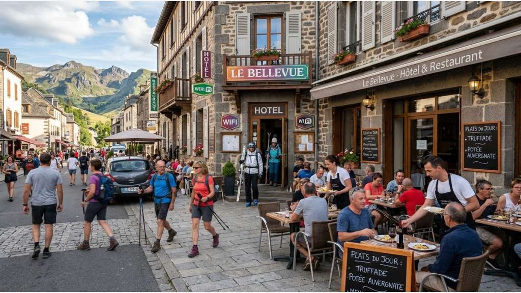 Hôtel 3 *** restaurant à vendre dans le Sancy