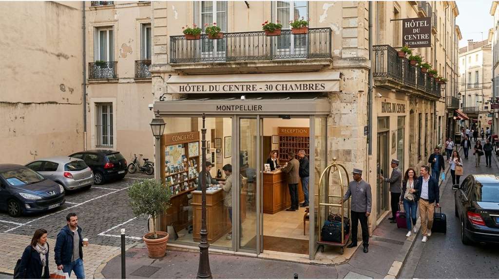 Vente fonds de commerce hôtel 22 ch à Montpellier