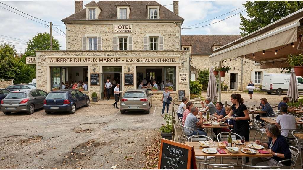 AV bar restaurant hôtel 9200m² Oinville-St-Liphard