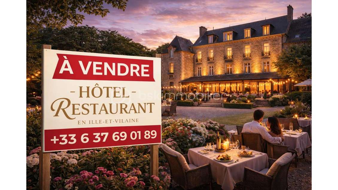 Hôtel restaurant à vendre fonds & murs St Brieuc