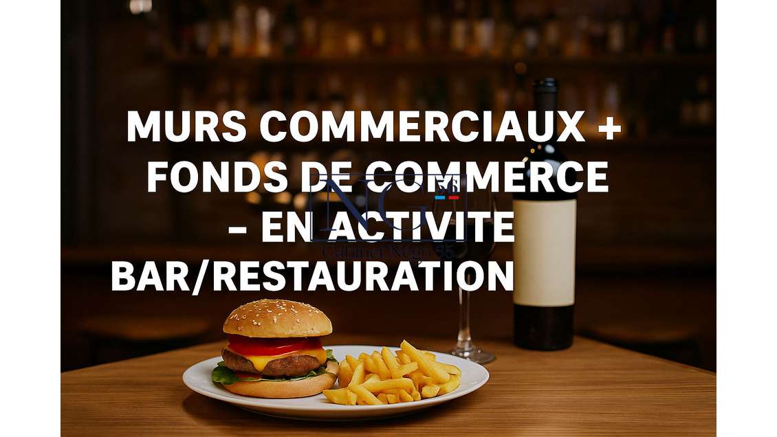 Vente murs + fonds bar à Questembert