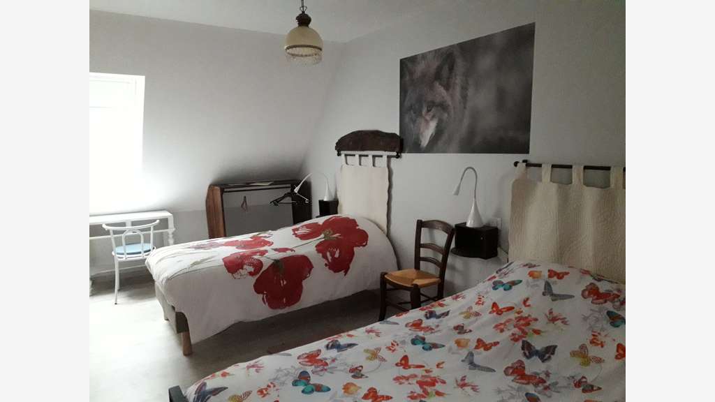 Corps de ferme réhabilité en chambres d'hôtes