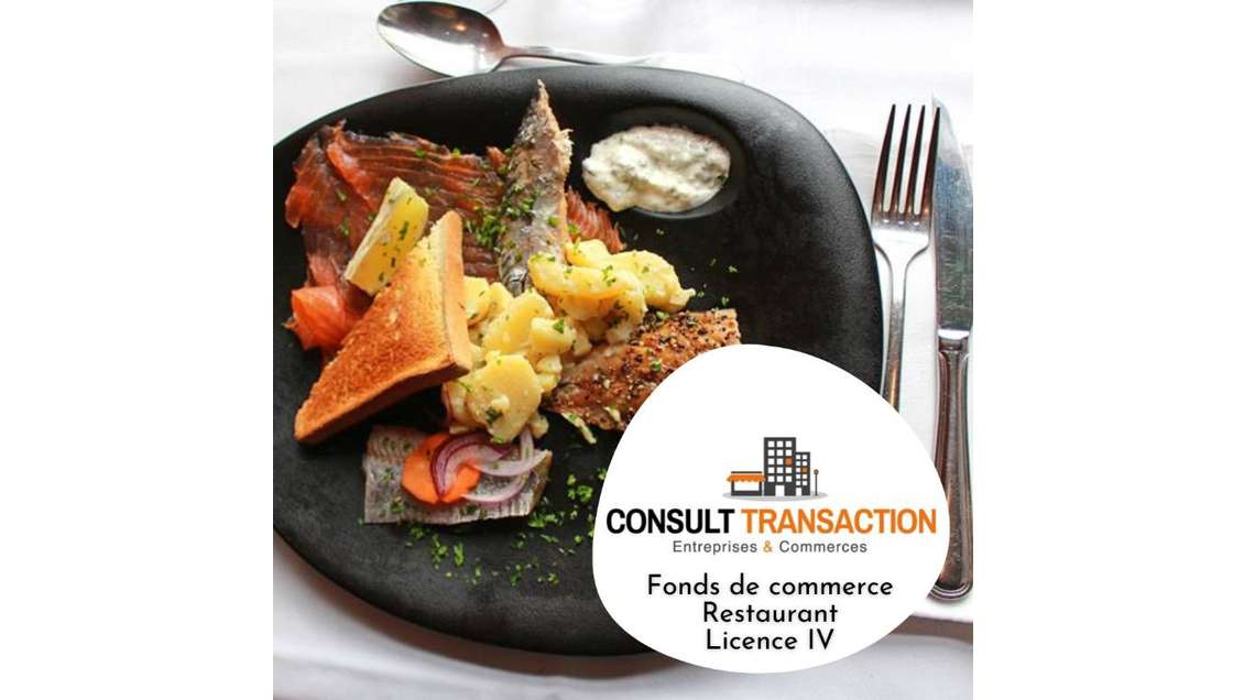 Vente joli restaurant licence 4 terrasse à Pornic