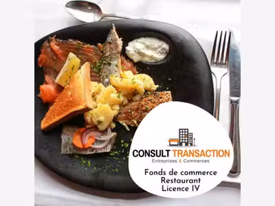 Vente joli restaurant licence 4 terrasse à Pornic