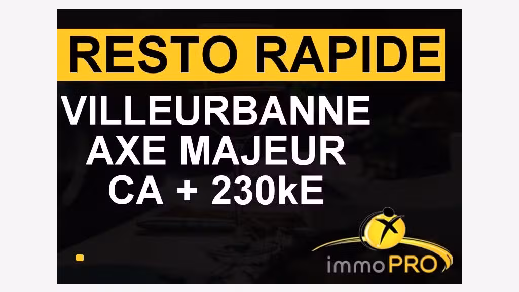 Vente FDC restauration sans cuisson Villeurbanne