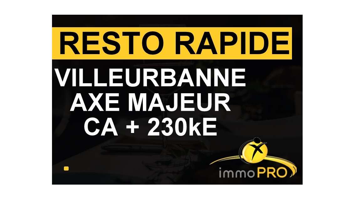 Vente FDC restauration sans cuisson Villeurbanne