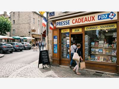 A vendre presse cadeaux FDJ sur Issoire