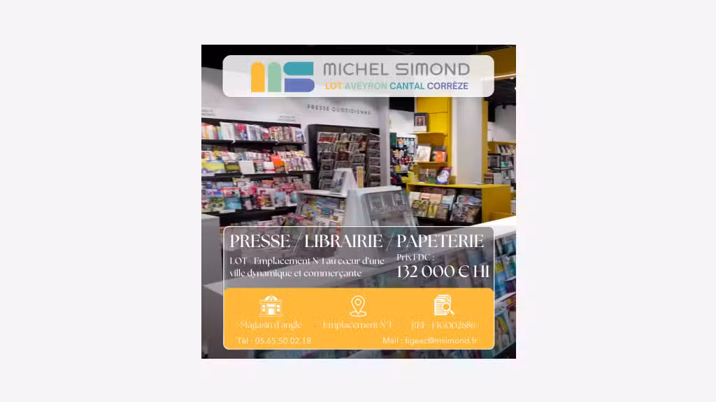 AV librairie papeterie carterie renommée dept Lot