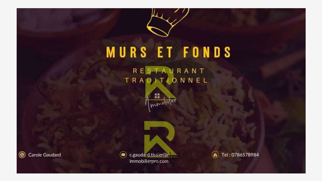 Vente murs et fonds restaurant au Cap d'Agde
