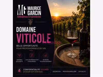 Mas en pierre, vignoble bio AOP à vendre Ventoux