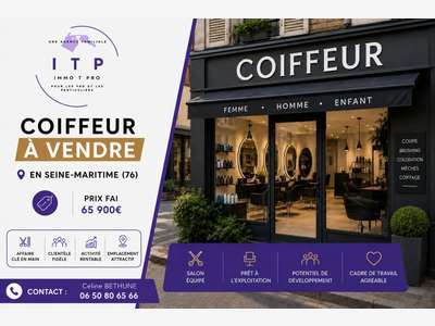 AV salon de coiffure mixte à Sotteville-Lès-Rouen