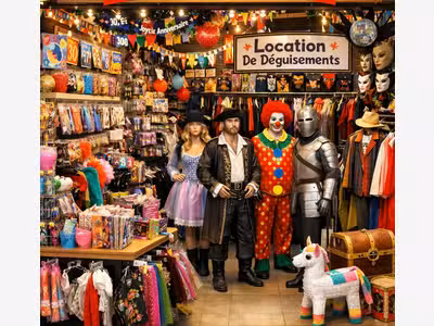 A vendre boutique articles de fête dans l'Ain