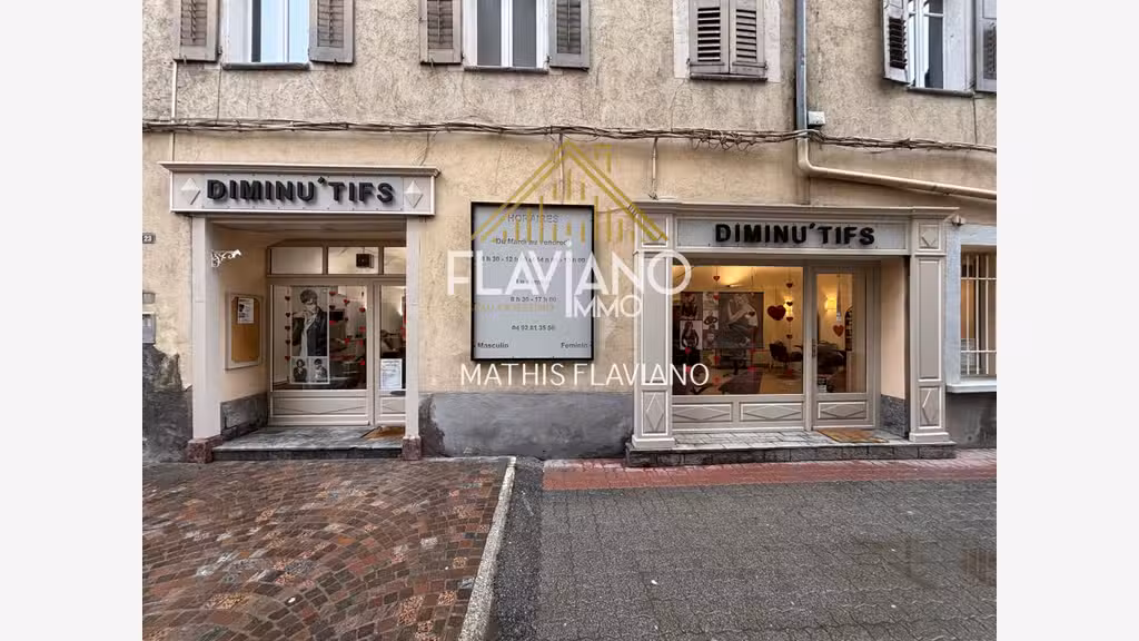 Vente salon de coiffure à Barcelonnette centre