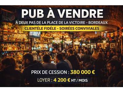 Vente Bar - Brasserie - Tabac à Bordeaux