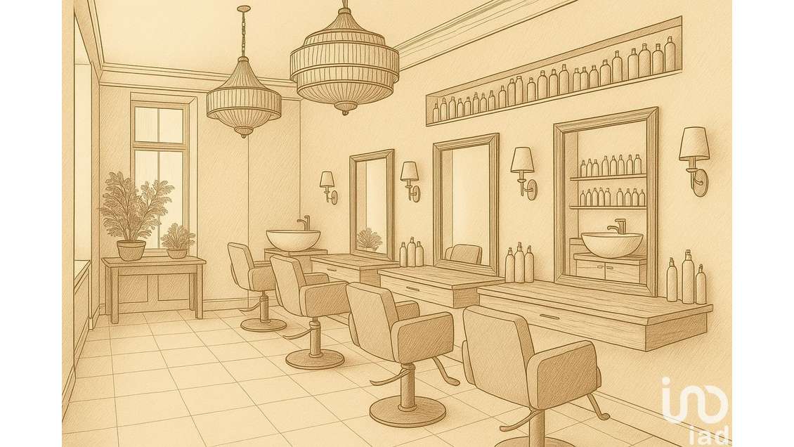 AV salon de coiffure 78m² Cannes Pointe Croisette