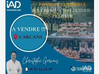 Vente boucherie charcuterie empl N°1 à Carcans