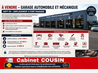 Vente garage automobile carosserie à Carentan