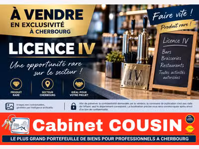 Vente licence IV à Cherbourg Octeville