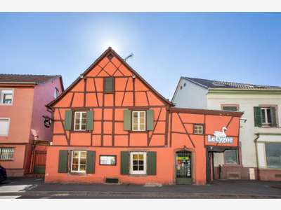 Vente murs et fonds restaurant + 3 apparts Colmar