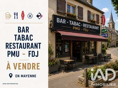 Vente bar tabac restaurant PMU FDJ prox Évron