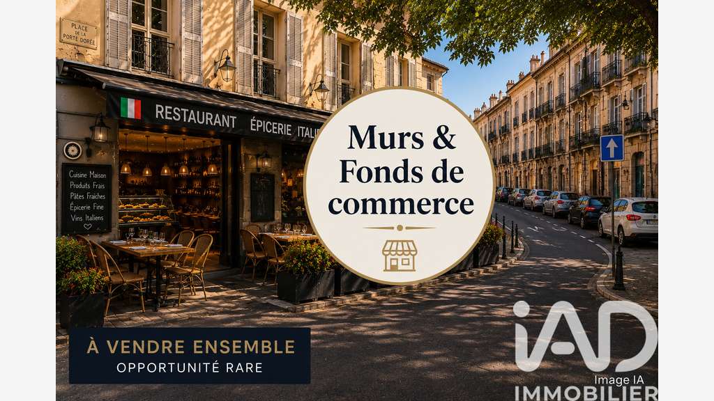 Vente murs & fonds restaurant de charme à Fréjus