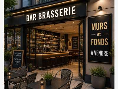 Vente murs et FDC café brasserie centre Houilles