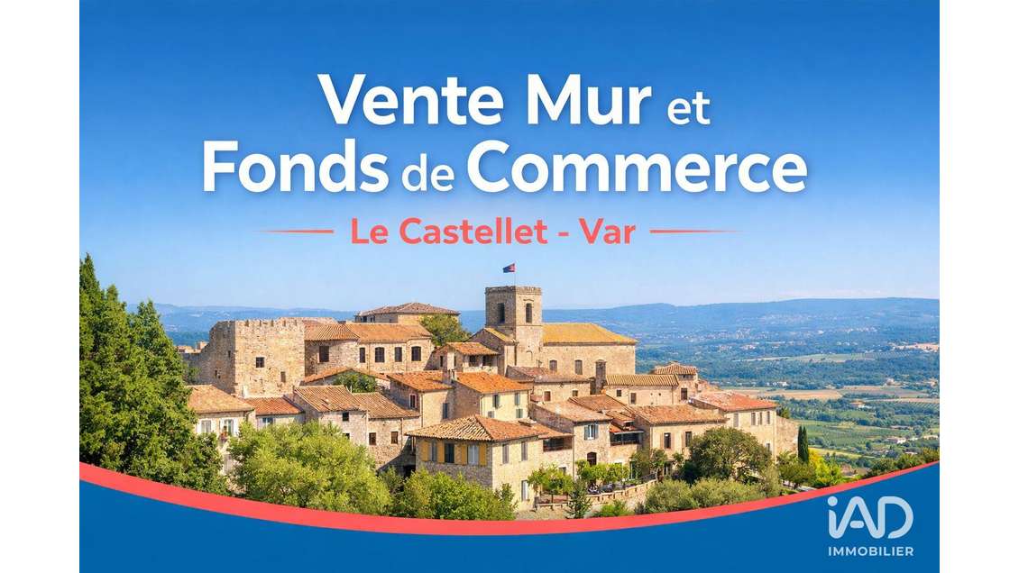 Vente murs et fonds dépôt de pain au Castellet