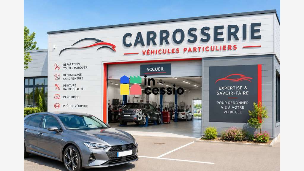 À céder carrosserie automobile reconnue en Sarthe 