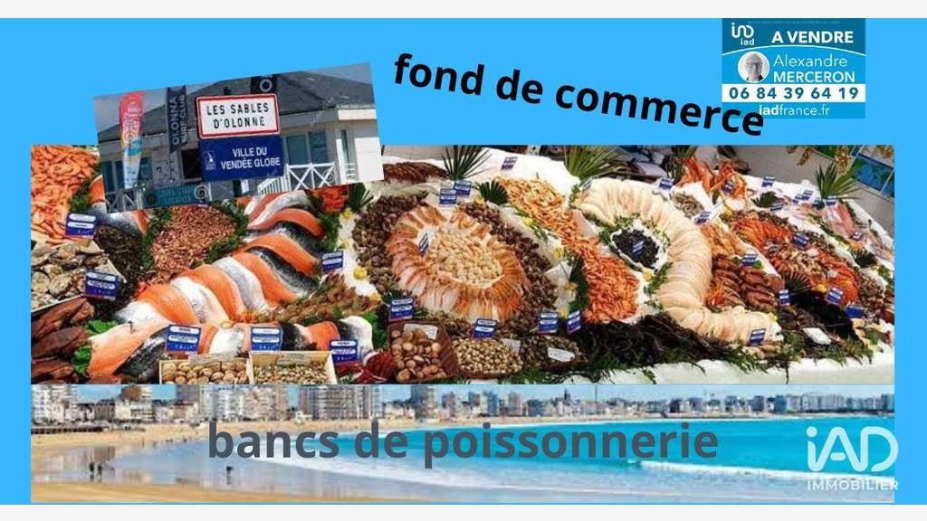 Vente poissonnerie aux Sables-d'Olonne
