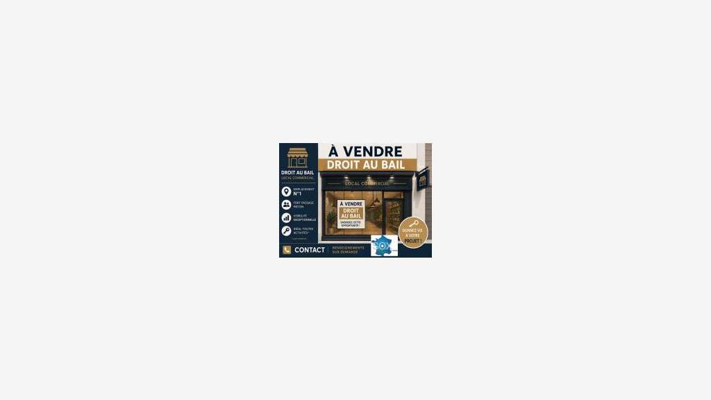 Droit au bail pas de porte Les Vans Ardèche