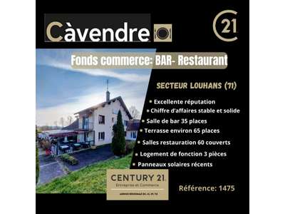 Vente Bar - Brasserie - Tabac à Louhans