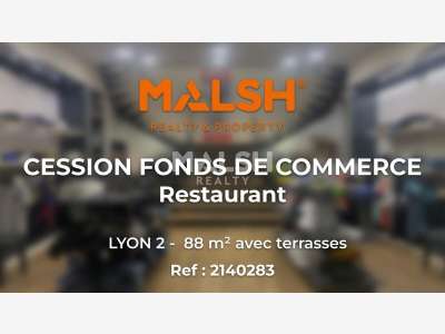 Vente FDC restaurant proche quais à Lyon 69002