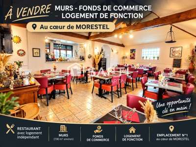 AV murs FDC logement restaurant à Morestel centre