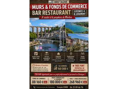 Vente Restaurant à Morlaix