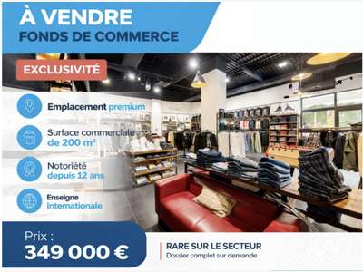 Vente boutique prêt-à-porter à Orange empl n°1