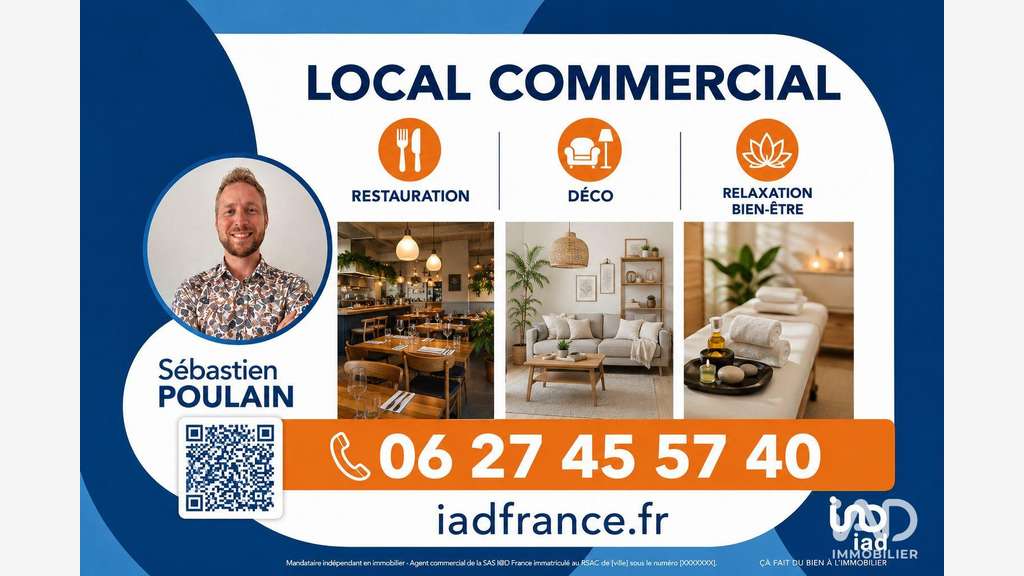 Vente boutique 67m² emplacement de charme à Paris