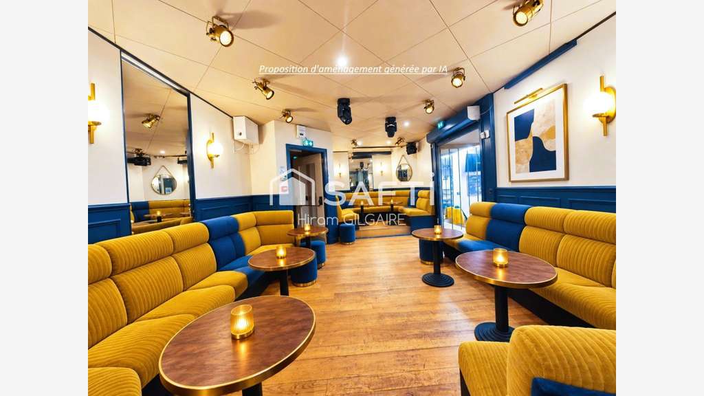 AV murs et FDC restaurant hyper centre ville Oise