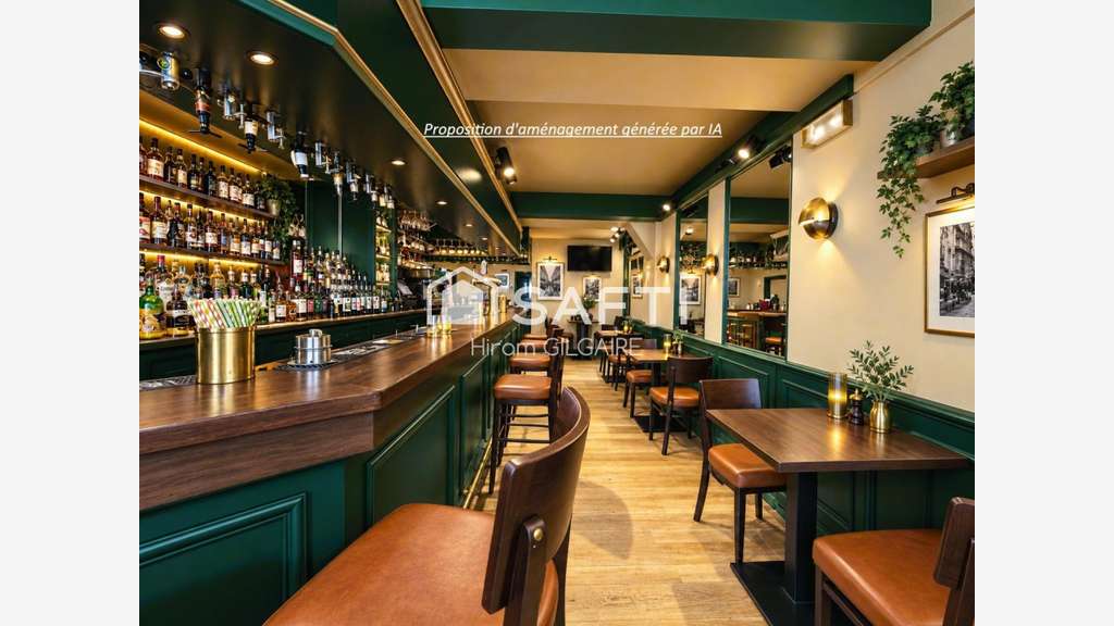 AV murs et FDC restaurant hyper centre ville Oise