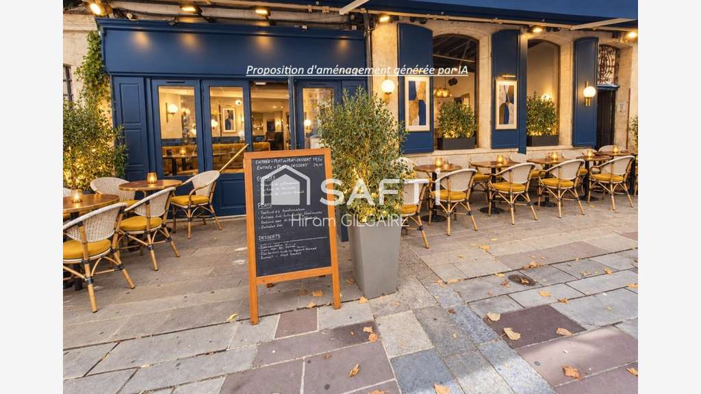 AV murs et FDC restaurant hyper centre ville Oise