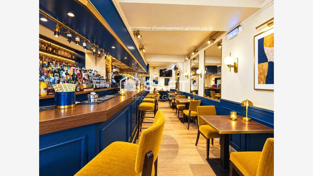 AV murs et FDC restaurant hyper centre ville Oise
